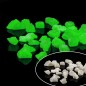 Pietre fosforescente decorative care lumineaza verde, granulatie 15mm, acril Pietre fosforescente decorative care lumineaza verde, granulatie 15mm, acril