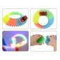 Pista flexibila masinute Magic Tracks, 168 piese fluorescente, LED multicolor Pista flexibila masinute Magic Tracks, 168 piese fluorescente, LED multicolor