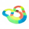 Pista flexibila masinute Magic Tracks, 168 piese fluorescente, LED multicolor