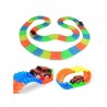 Pista flexibila masinute Magic Tracks, 168 piese fluorescente, LED multicolor