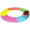 Pista flexibila masinute Magic Tracks, 168 piese fluorescente, LED multicolor
