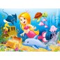 Mini puzzle Printese Disney, 24 piese carton, 16.5x11 cm, Castorland Mini puzzle Printese Disney, 24 piese carton, 16.5x11 cm, Castorland