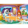 Mini puzzle Printese Disney, 24 piese carton, 16.5x11 cm, Castorland