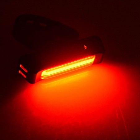 Stop LED bicicleta, vizibilitate 10 m, incarcare USB, 3 moduri iluminare