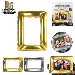 Rama foto gonflabila pentru selfie, diverse culori, 86x60 cm