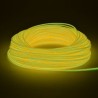 Fir cu lumina ambientala pentru auto, 2.3 mm, neon flexibil El Wire galben