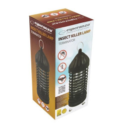 Lampa UV antiinsecte 2W, tensiune grilaj 600 V, antitantari, negru, Esperanza