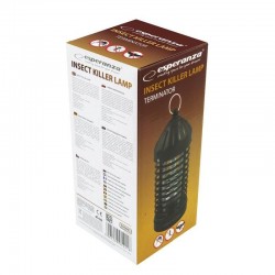 Lampa UV antiinsecte 2W, tensiune grilaj 600 V, antitantari, negru, Esperanza