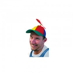 Sapca multicolora cu elice din plastic, marime universala adult