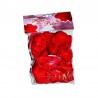 Petale decorative de trandafiri, material textil, 5x5 cm, rosu, 100 g
