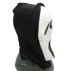 Masca Ghost Face LED-uri multicolore, marime universala