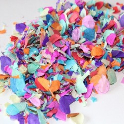 Confetti colorate pentru aniversari, 1000 g, buline si romburi