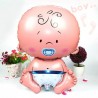 Balon folie figurina gigant Bebelus, 200 cm, suport inclus, set 16 piese