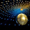 Glob disco cu insertie oglinzi, diametru 20 cm, decor party