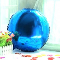 Balon folie 28 cm, culoare metalizata, forma rotunda