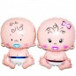 Balon folie figurina gigant Bebelus, 200 cm, suport inclus, set 16 piese Balon folie figurina gigant Bebelus, 200 cm, suport inclus, set 16 piese