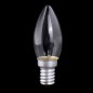 Bec decorativ LED 3W, efect flacara, soclu E14, lumina rosie