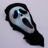 Masca Ghost Face LED-uri multicolore, marime universala