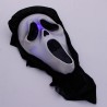 Masca Ghost Face LED-uri multicolore, marime universala