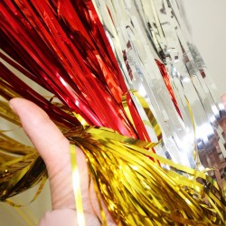 Confetti multicolore petrecere, 6 kg, forma franjuri, folie metalizata