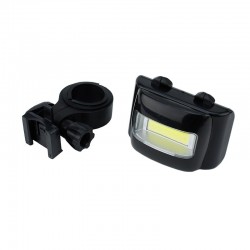 Far bicicleta LED COB 3W, 3 moduri iluminare, clema fixare