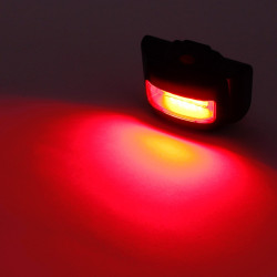 Far bicicleta LED COB 3W, 3 moduri iluminare, clema fixare