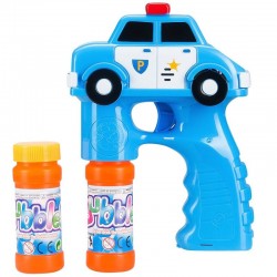 Pistol baloane sapun, LED multicolor, forma masina Police cu sirena