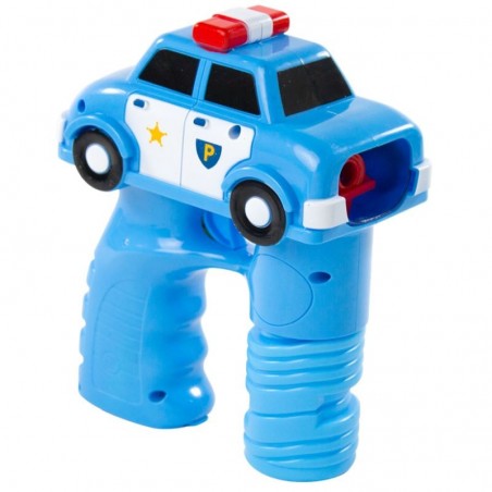 Pistol baloane sapun, LED multicolor, forma masina Police cu sirena