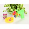 Pistol baloane de sapun, alimentare baterii, flacon solutie inclus
