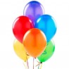 Baloane mari multicolore latex, 25X30 cm, 100 bucati