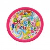 Set accesorii Happy Birthday party, 36 piese multicolore, pentru 6 persoane