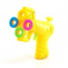 Pistol baloane de sapun, alimentare baterii, flacon solutie inclus