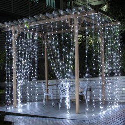 Ghirlanda decorativa, 400 LED-uri, 10 m, lumina statica, interior/exteriror