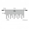 Ghirlanda decorativa, 400 LED-uri, 10 m, lumina statica, interior/exteriror