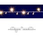 Ghirlanda luminoasa, 200 LED-uri, legare in serie, 10 metri, IP44