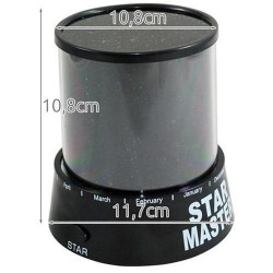 Lampa proiector LED RGB, efect cer instelat, 2 moduri iluminare, 11.5 cm
