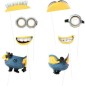 Props-uri Minions, accesorii PhotoBooth party, set 8 piese