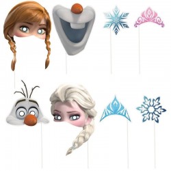 Photo Props Frozen, pentru petreceri copii, set 8 bucati