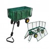 Carucior gradina, cadru metalic, maxim 544 kg, roti pneumatice, rabatabil