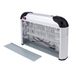 Aparat antiinsecte, 2x10W UVA, suprafata 60 mp, antitantari, aluminiu, Sanico