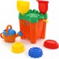 Set Maxi Castel galetusa cu 7 accesorii pentru nisip