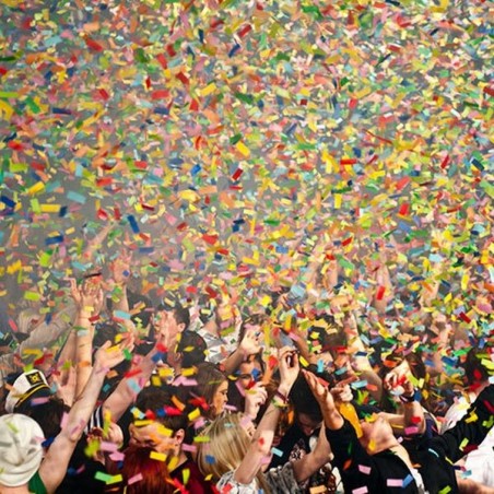 Confetti multicolore pentru petreceri, tun 60 cm