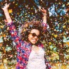 Tun confetti multicolore pentru petreceri, lungime 40 cm, forme diverse