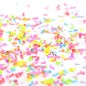 Tub Confetti Party 30 cm, diverse forme multicolore