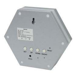 Ceas digital LED cu oglinda, USB, lumina veghe, data, termometru, 15 cm