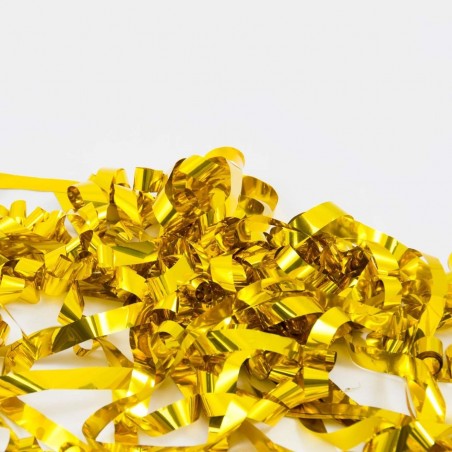Tun confetii 80 cm, fasii aurii, pentru petreceri si aniversari
