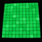 Mozaic fosforescent verde pentru decor glow in the dark, 30x30 cm