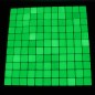 Mozaic fosforescent verde pentru decor glow in the dark, 30x30 cm