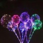 Balon Bobo LED multicolor, 3 moduri iluminare, rotund, 40 cm