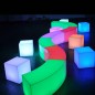 Sofa LED modulara, iluminata RGB, control telecomanda, IP65, 120x40x40 cm